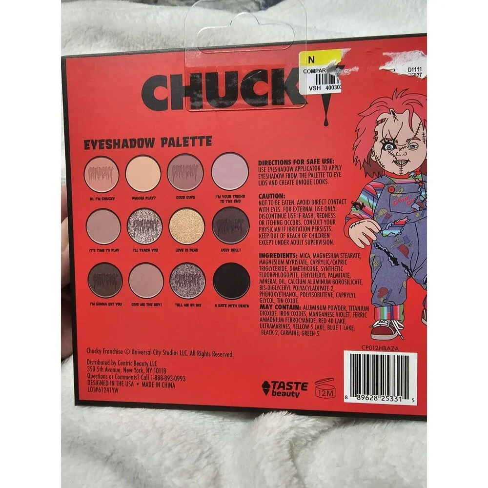 Taste Beauty Chucky Eyeshadow Palette Shimmer Pressed Powder 0.51 oz  CP012HBAZA